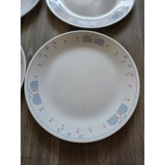 Corelle Country Pride Cat 10" Dinner Plates Set Of 4 - Picture 2 of 5